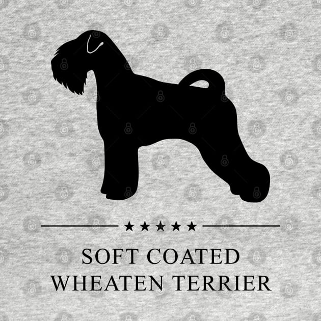 Soft Coated Wheaten Terrier Black Silhouette by millersye